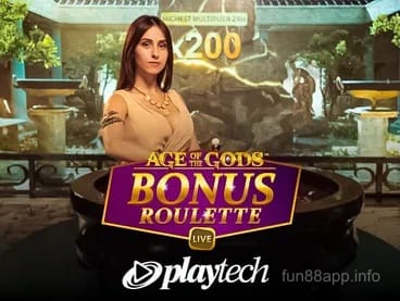 Age of the Gods Bonus Roulette Live Game Image